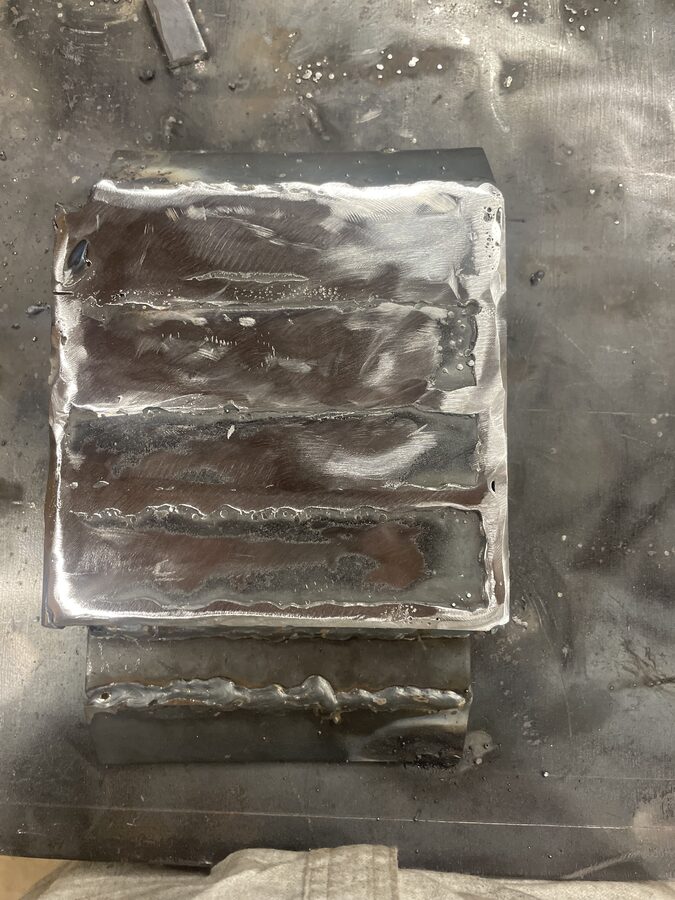 Fabricated metal piece